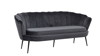 3-personers sofa, mørkegrå