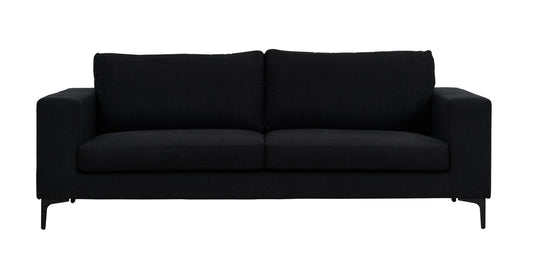3-personers sofa, sort