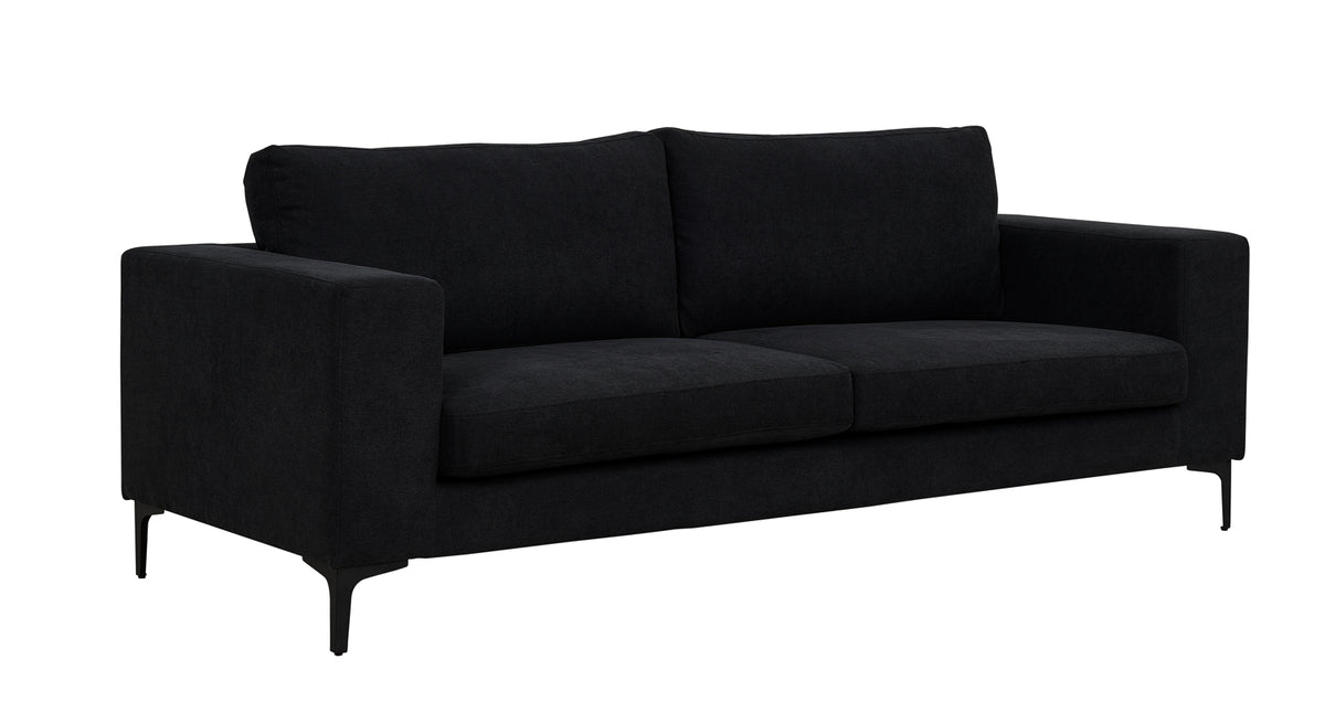3-personers sofa, sort
