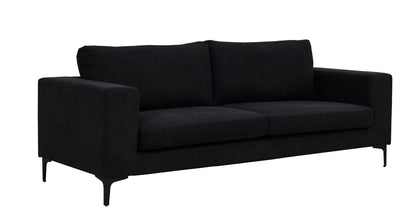 3-personers sofa, sort