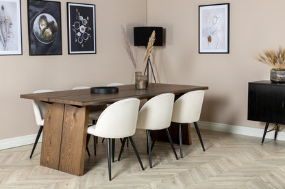 Logger Rektangulært spisebord 210 x 100 Nature