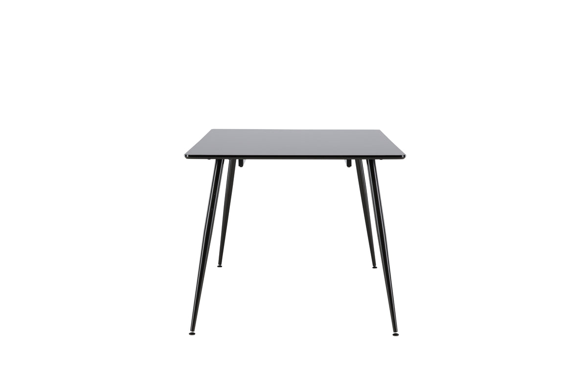 Silar Rektangulært spisebord 180 x 75 x 90 Sort