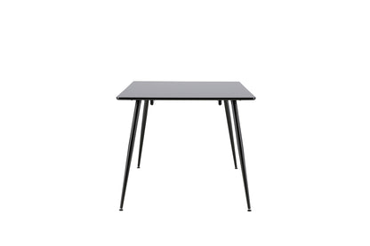 Silar Rektangulært spisebord 180 x 75 x 90 Sort