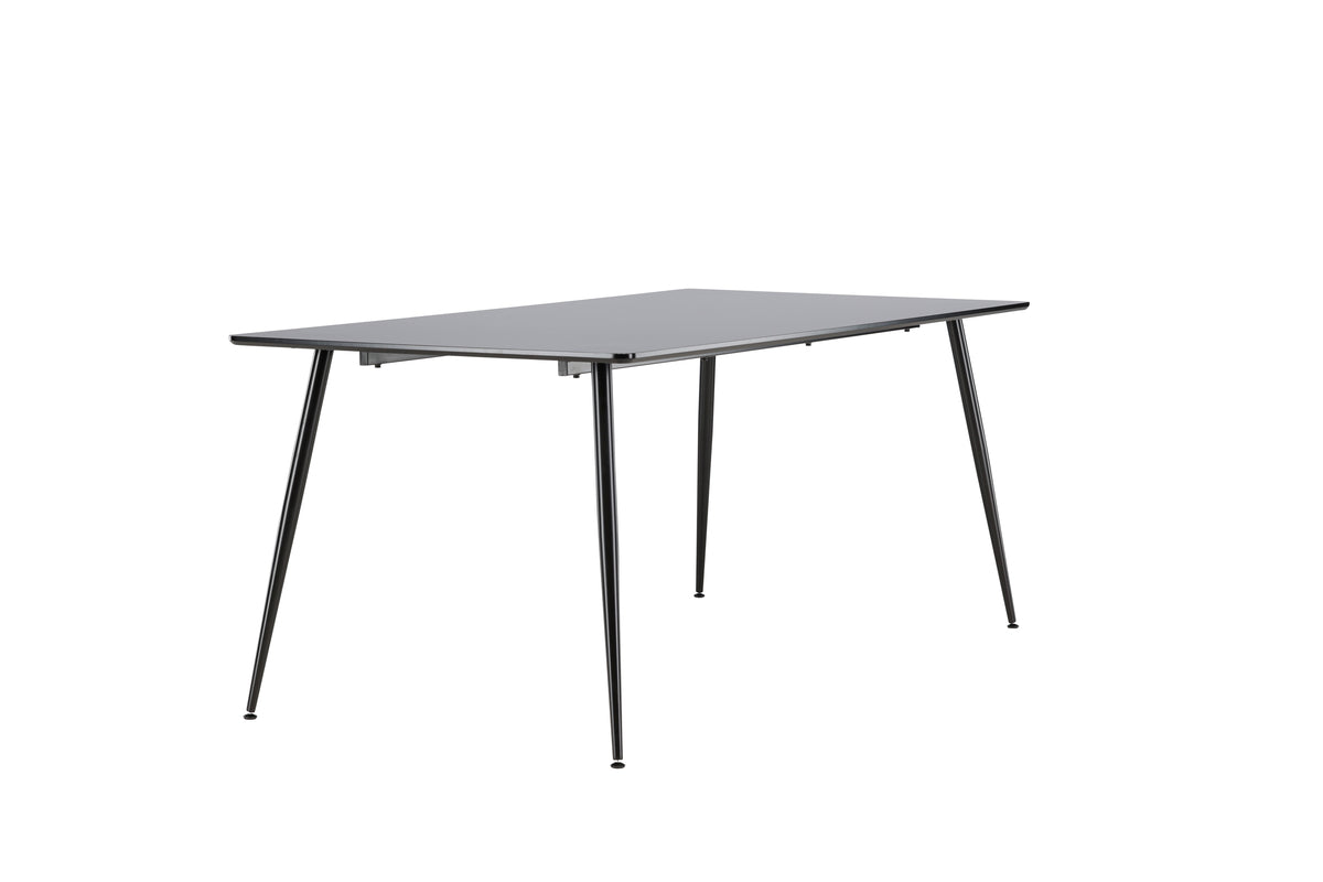 Silar Rektangulært spisebord 180 x 75 x 90 Sort