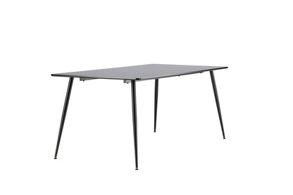 Silar Rektangulært spisebord 180 x 75 x 90 Sort