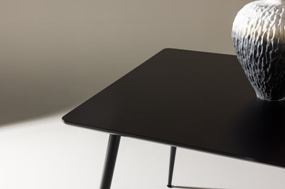 Silar Rektangulært spisebord 180 x 75 x 90 Sort