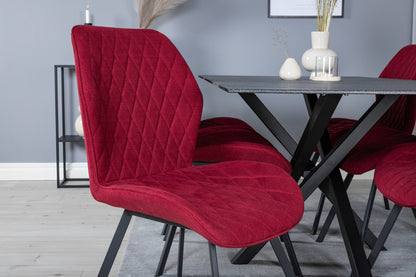 Gemma Spisebordsstol 2-pak Rød