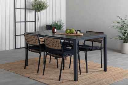 Spisebordsstol 4-pak Natur