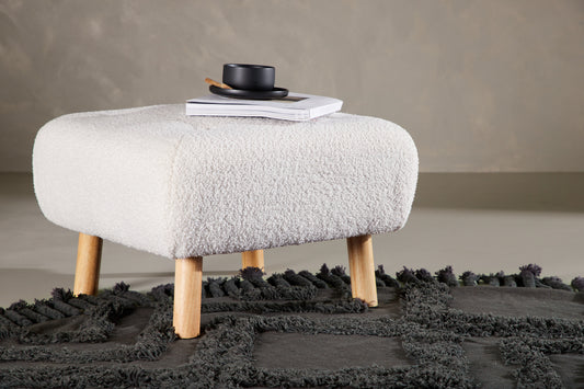 Skammel 56 x 56 x 41 Hvid