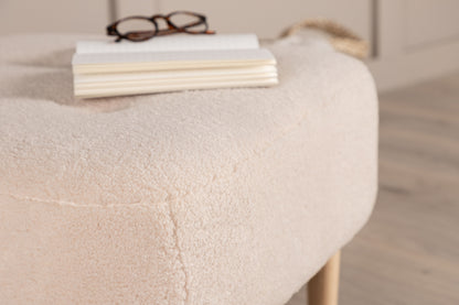 Puf 56 x 56 x 41 Hvid