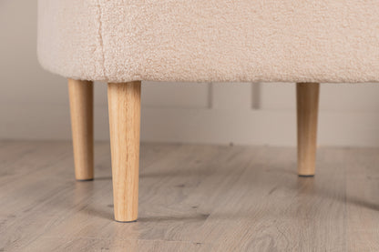 Puf 56 x 56 x 41 Hvid