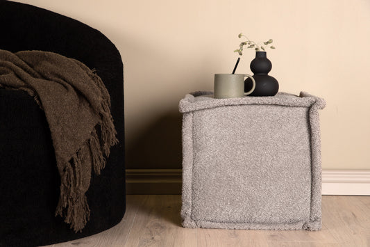 Castine Puf 40 x 38 x 40 Lysegrå