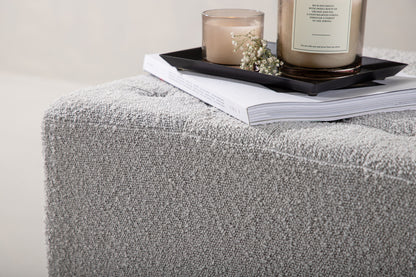 Puf 51 x 32 x 51 Lysegrå