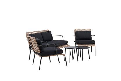 Sofagruppe Sort Natur