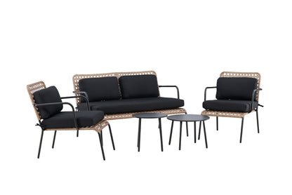 Sofagruppe Sort Natur