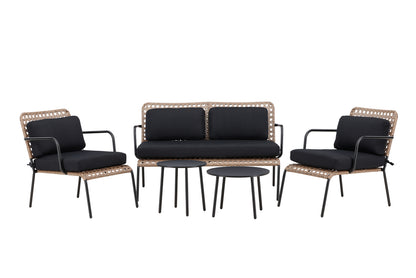 Sofagruppe Sort Natur