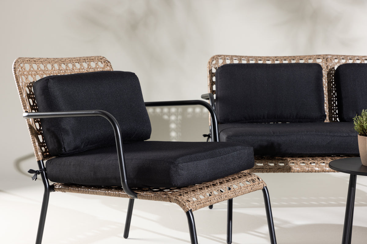 Sofagruppe Sort Natur