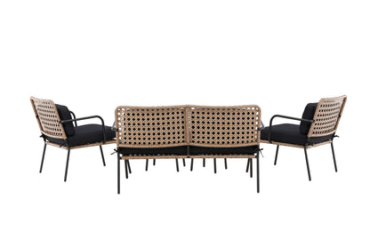 Sofagruppe Sort Natur