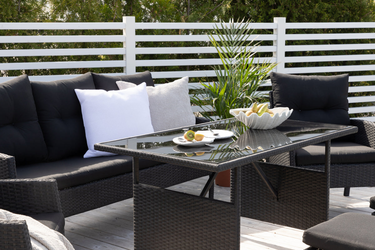 Knock Sofasæt Sort Sort