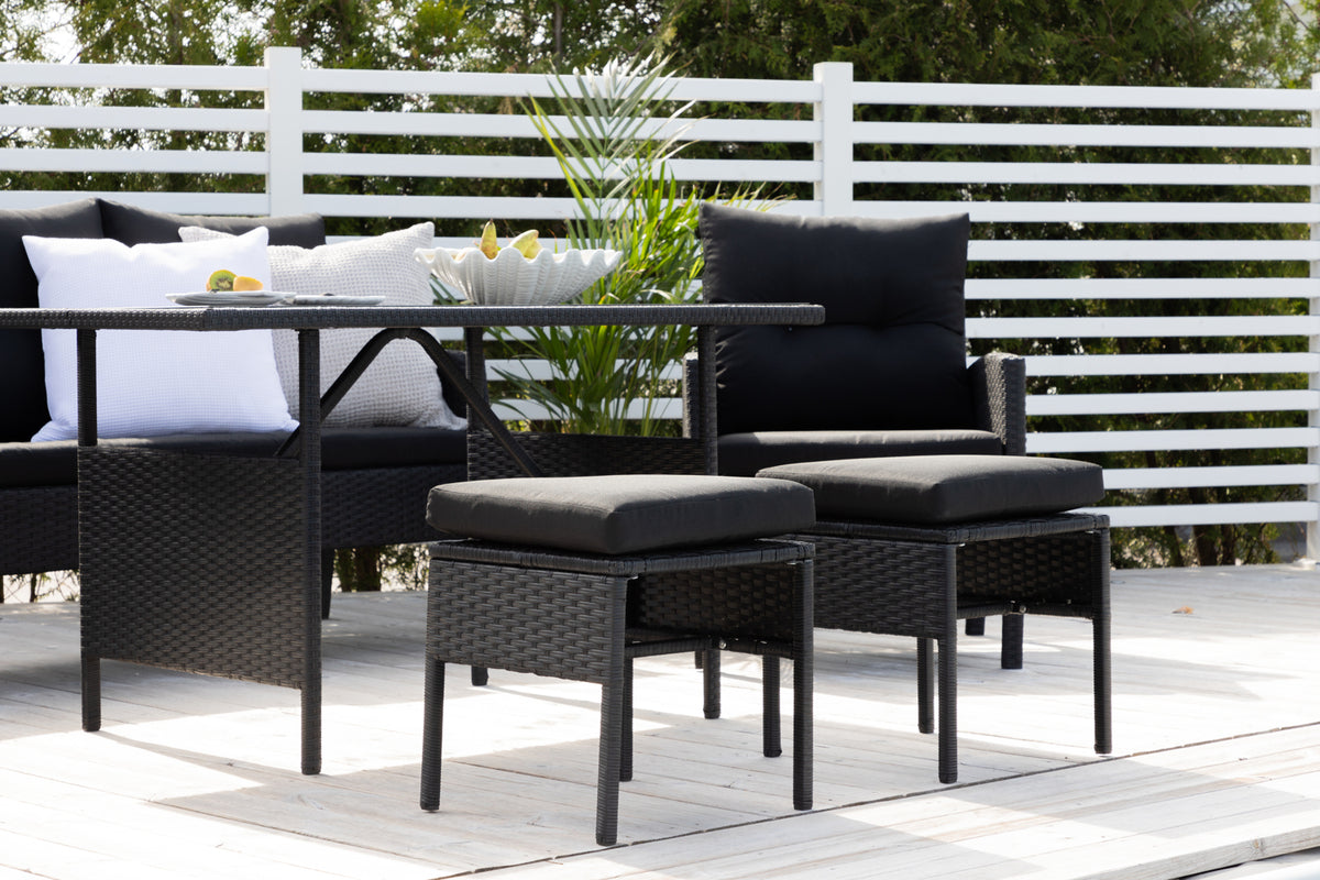 Knock Sofasæt Sort Sort