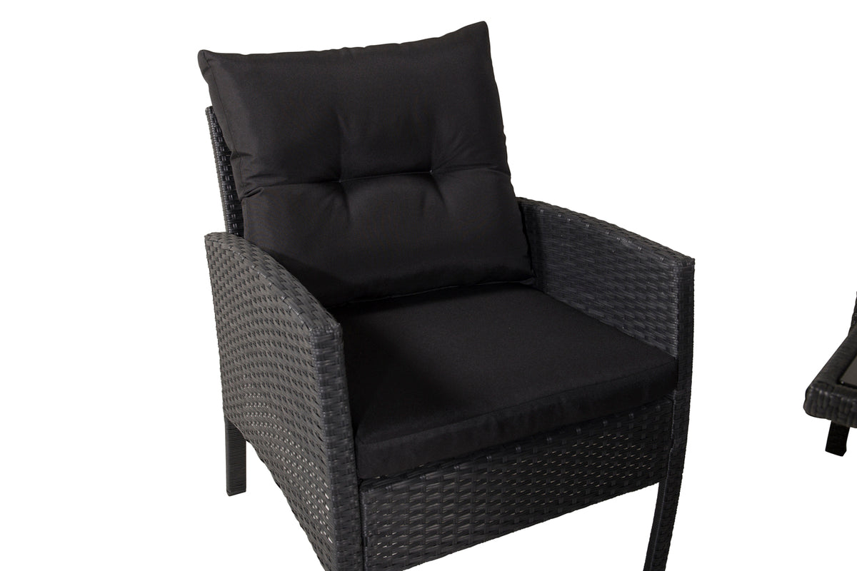 Knock Sofasæt Sort Sort