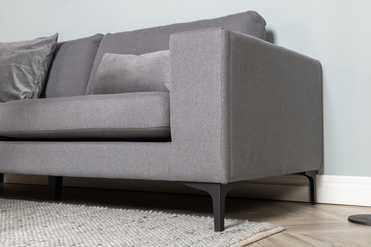 3-personers sofa grå