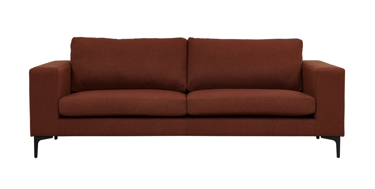3-personers sofa, rød