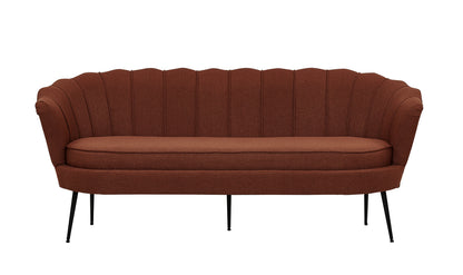 3-personers sofa, rød