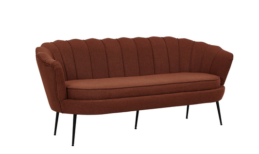 3-personers sofa, rød