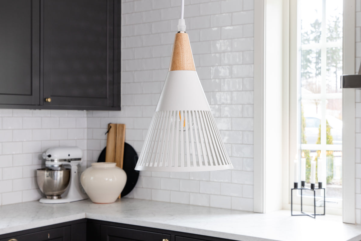 Pendel Lampe Hvid