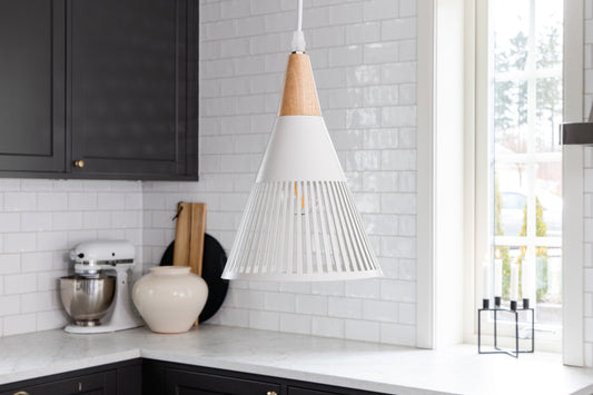 Pendel Lampe Hvid