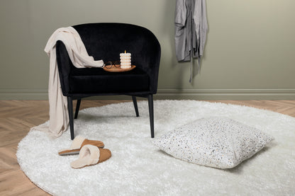 Rundt tæppe 200 Hvid