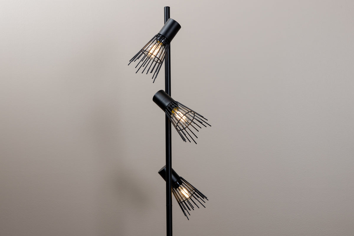Gulvlampe Sort