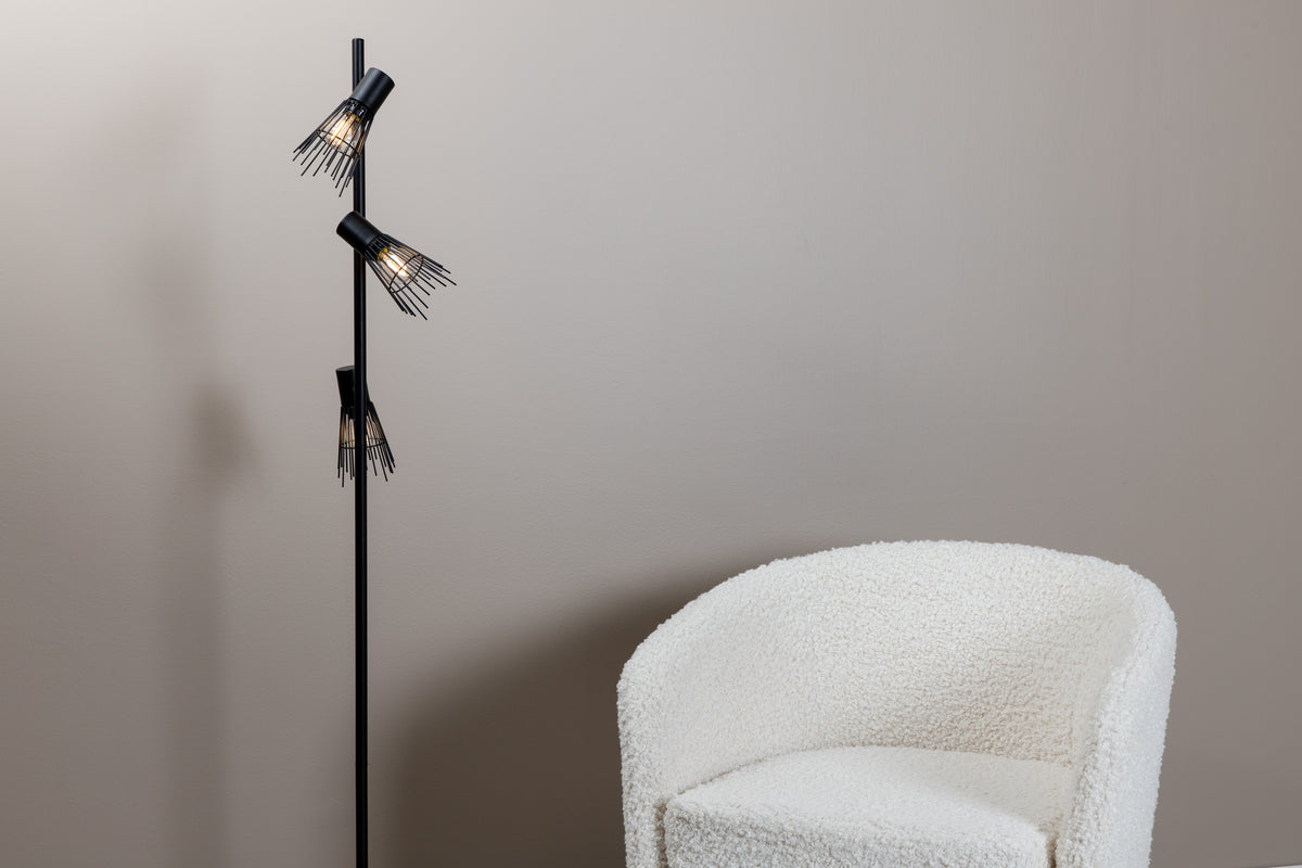 Gulvlampe Sort