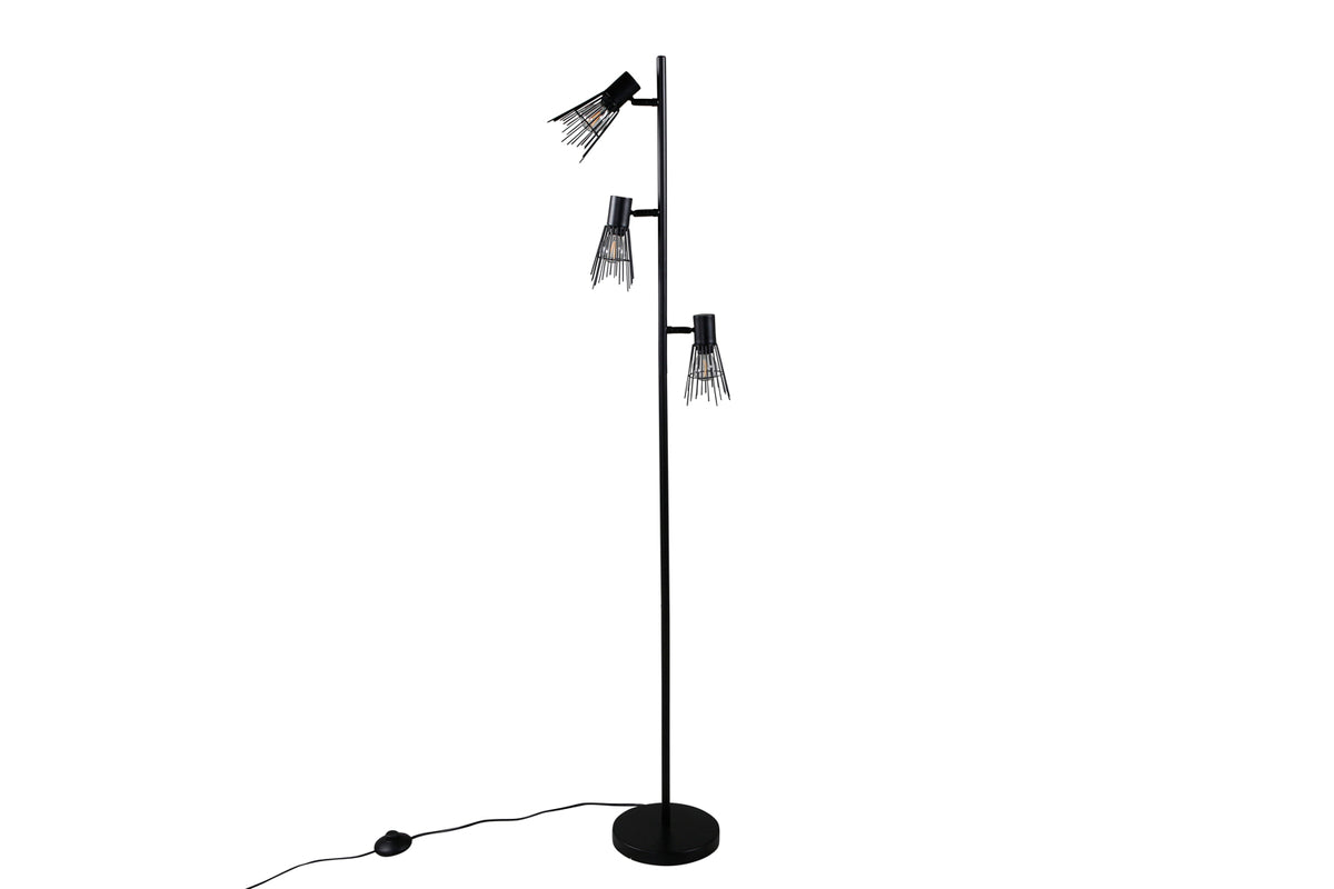 Gulvlampe Sort