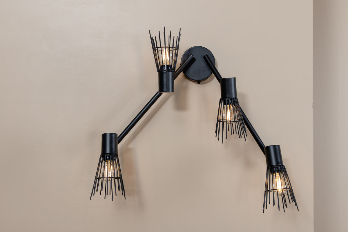 Væglampe Sort