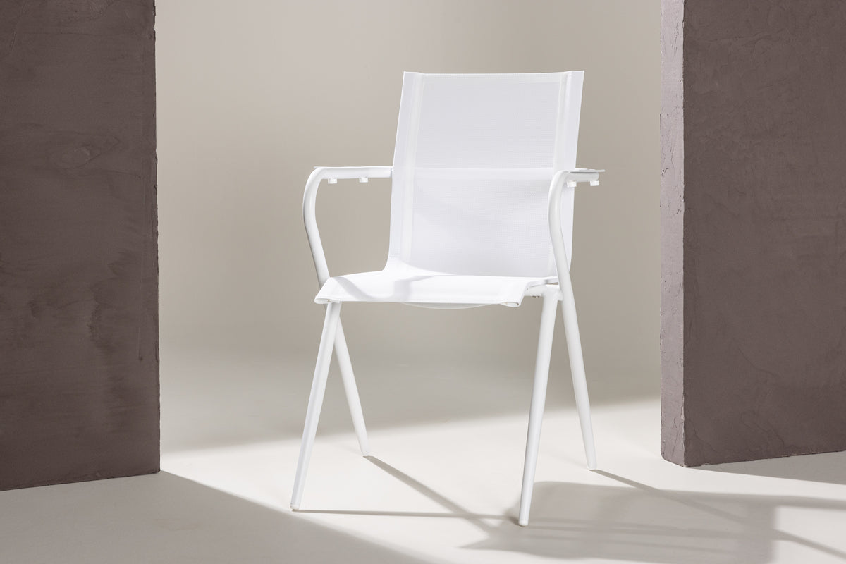 Spisebordsstol 6-pak Hvid