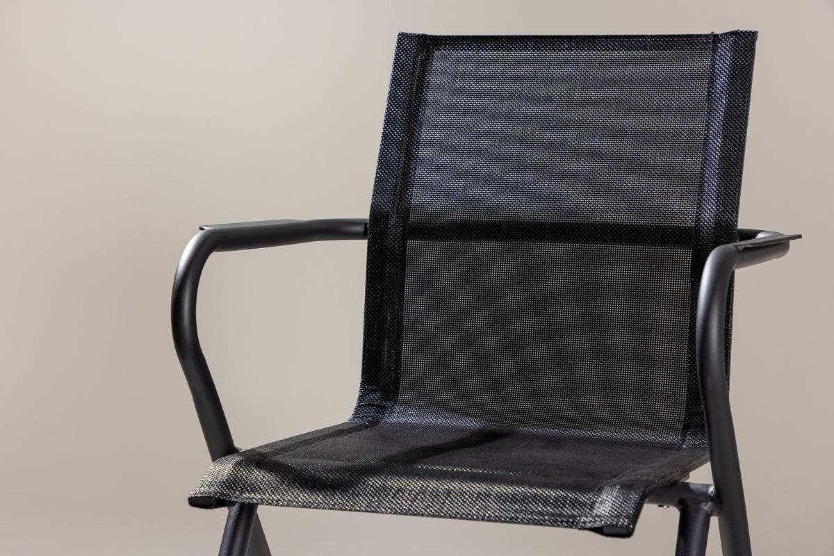 Spisebordsstol 6-pak Sort