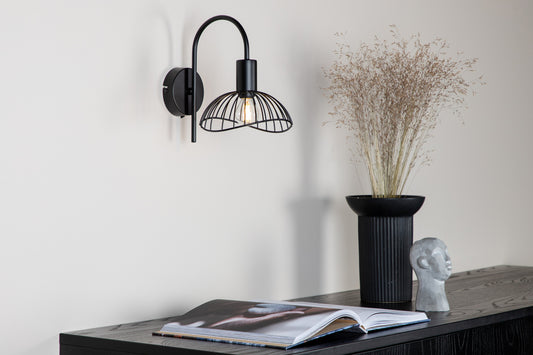 Væglampe Sort