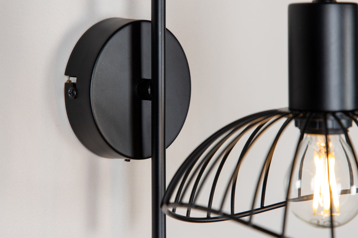 Væglampe Sort