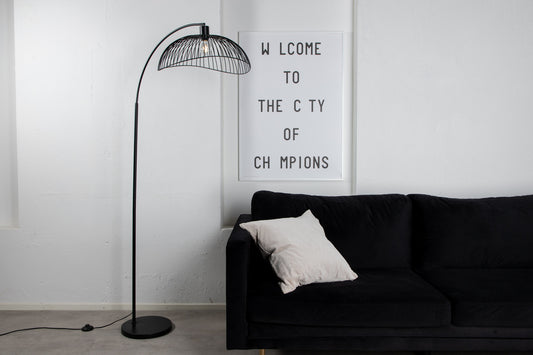 Gulvlampe Sort