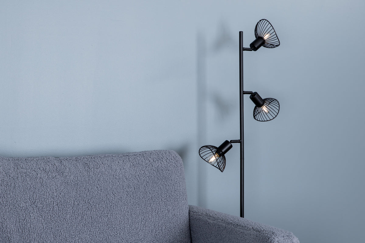 Gulvlampe Sort
