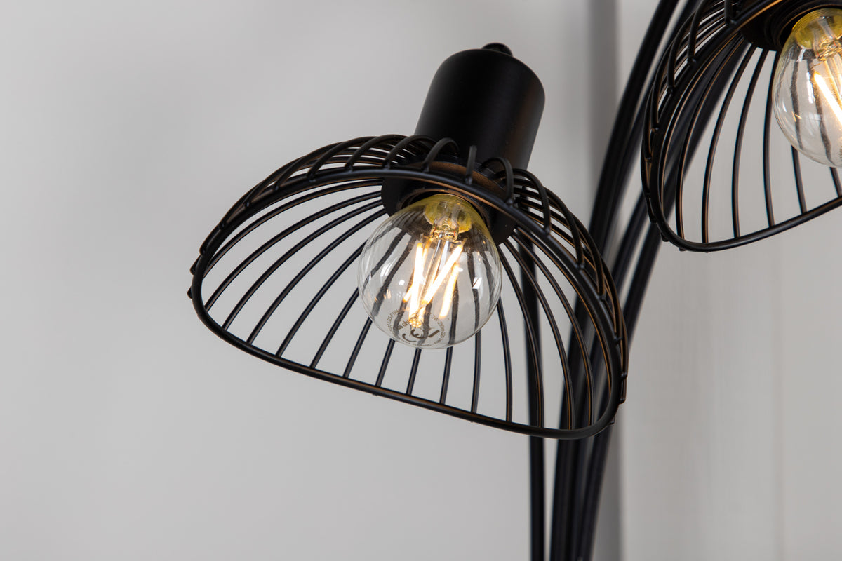 Gulvlampe Sort