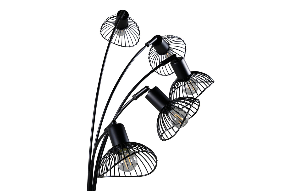 Gulvlampe Sort