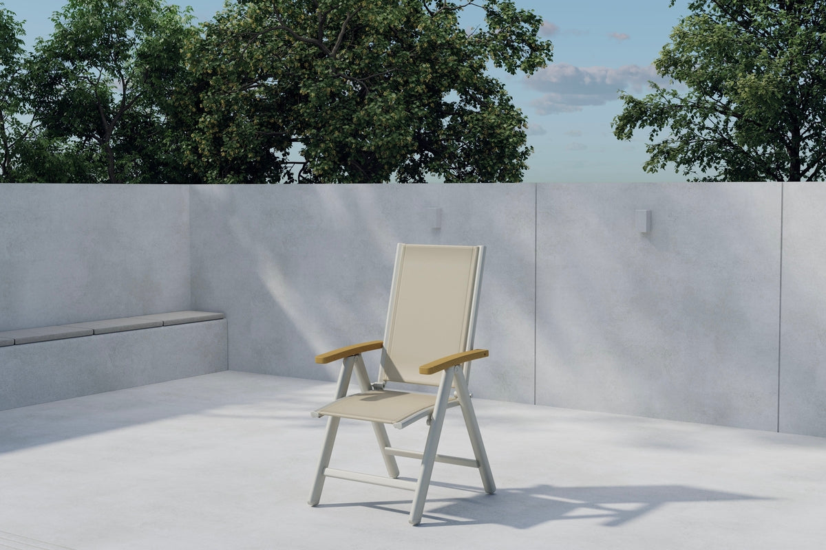 Spisebordsstol 2-pak Beige