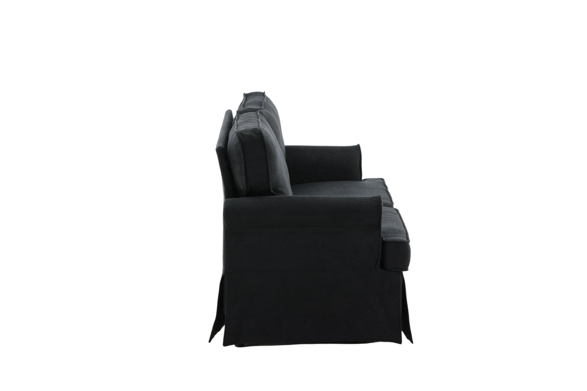 2-personers sofa, sort