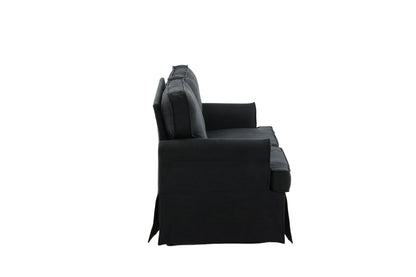 2-personers sofa, sort