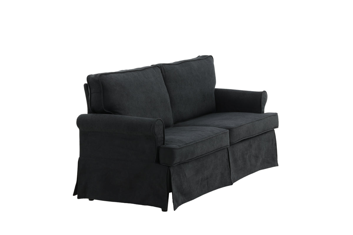 2-personers sofa, sort