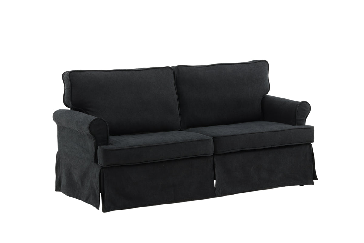 2-personers sofa, sort