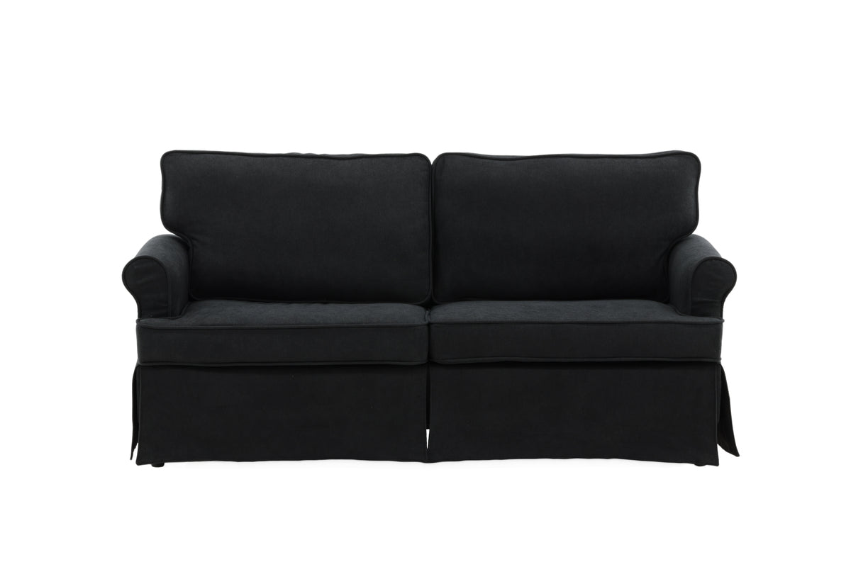 2-personers sofa, sort